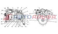 Двигатель Cummins серии 4BT3.9-C85 - схема