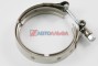 171.187 Хомут ленточный V-образный (87 мм) КАМАЗ, НЕФАЗ дв. Cummins 6ISBe 3903652 (выпускной патрубок) - CAMIDA - 89х60 фото 2