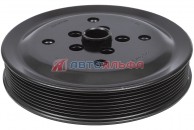 143.398 Шкив коленвала с адаптером КАМАЗ дв. Cummins ISLe 3943978 - CAMIDA - 194х130